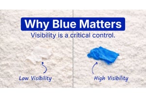 Pourquoi le bleu est important dans l'industrie agroalimentaire : la couleur comme mesure de contrôle essentielle