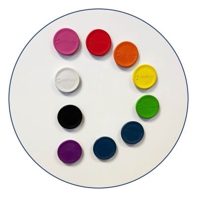 Aimants pour tableau blanc détectables (lot de 10)