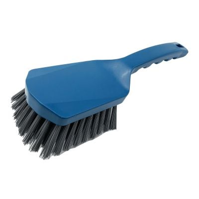 Brosse à manche court détectable par détecteur de métaux, à poils moyens