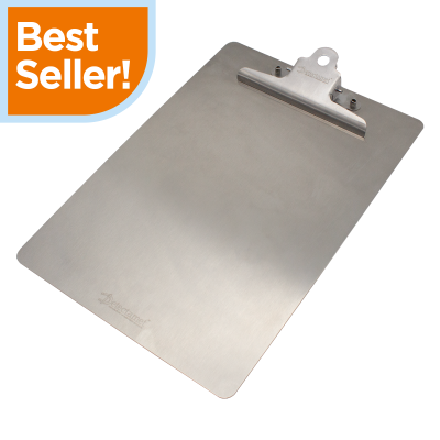 Stainless Steel Clipboard with HD Stainless Steel Clip