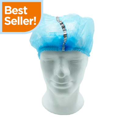 Metal Detectable Mob / Bouffant Cap - One Size Fits All