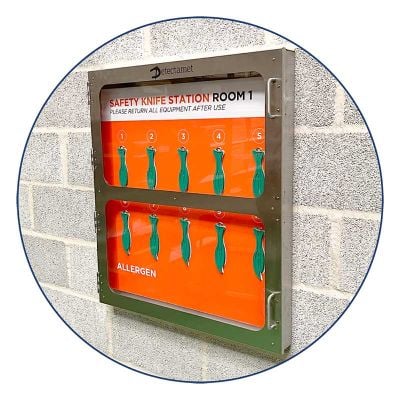 Stainless Steel Security Cage with Acrylic Door